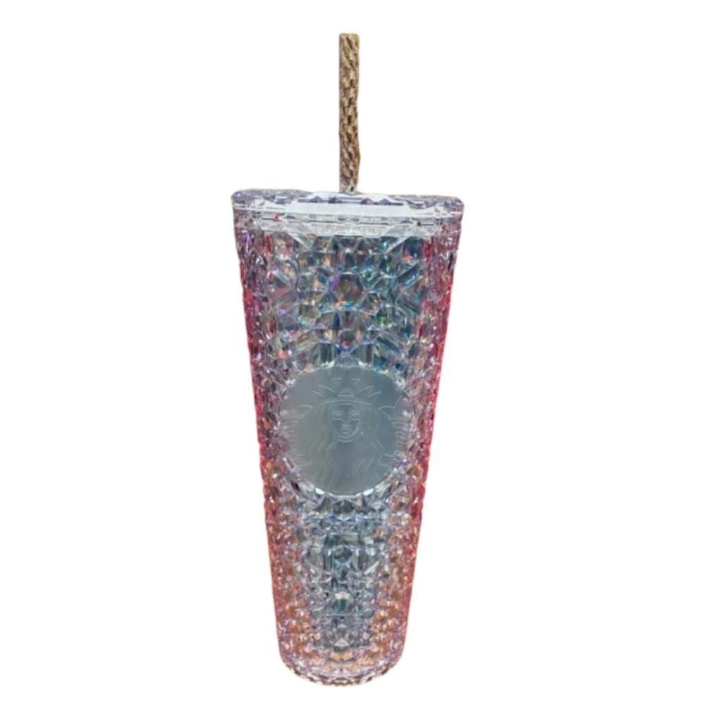 Starbucks NWT 2024 Rhinestone Holiday Tumbler 24 ozs. ✨️